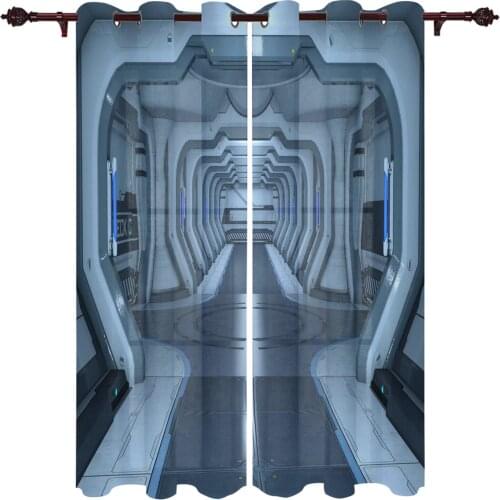 Patio Curtain Space Space Technology Indoor Living Room Bedroom Kitchen Outdoor Drape For Porch Gazebo Pergola Canopy Beach