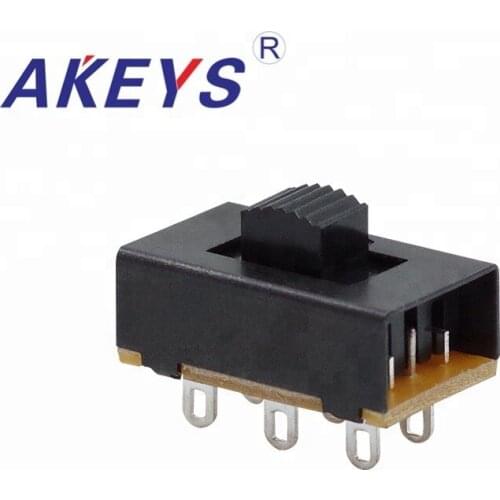 10PCS SS-23E26 G5/G6 High current toggle switch 2P3T DIP 6 solder lug pin slide switc