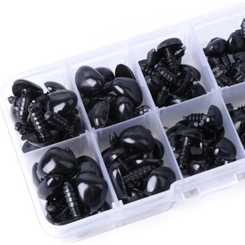 100Pcs Plastic Safety Triangle Nose Doll Plush Toys Stuffed Animals Making DIY GXMB