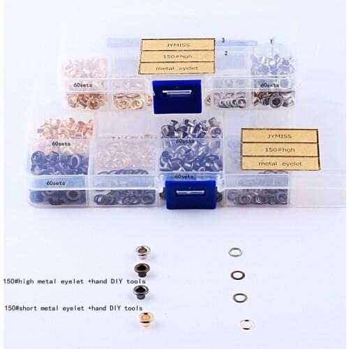 150# 4mm metal eyelet hand tools garment accessories Grommets Shoes Supplies High Quality Sewing Crafts Accessories