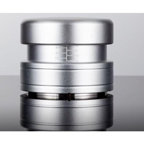 304 Stainless steel New Cookie elastic Coffee Press Powder Hammer 58/58.5mm Spring coffee distributor tamper