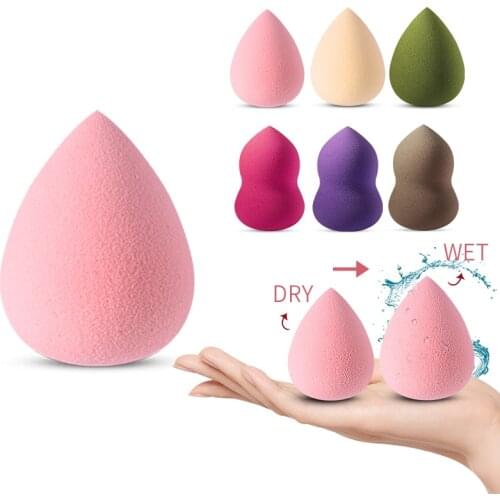 XINYAN Face Makeup Sponge Cosmetic Puff Blending Flawless Foundation Cream Blending Cosmetic Powder Puff Beauty Tool 50pcs