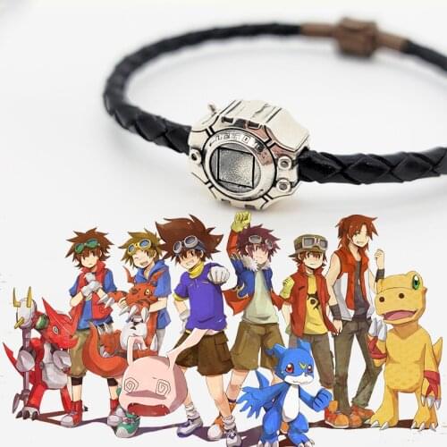 Anime Digit Monster 925 Sterling Silver Beads For DIY Jewelry Accessory Fashion Bracelet Bangles Cosplay Props Birthday Gifts