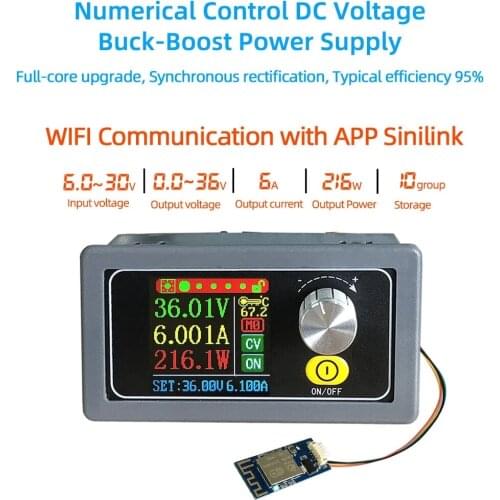 DC DC adjustable stabilized voltage power supply constant voltage constant current 36V6A voltage current maintenance module