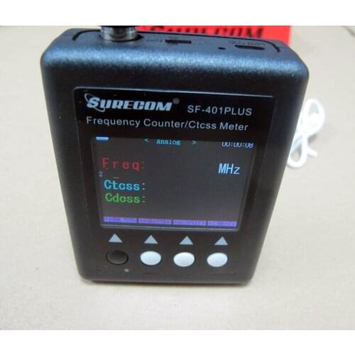 OPPXUN SURECOM SF-401 SF401 PLUS Digital Radio 100-3000Mhz Frequency Counter for Walkie Talkie Baofeng Kenwood CTCSS CDCSS Meter