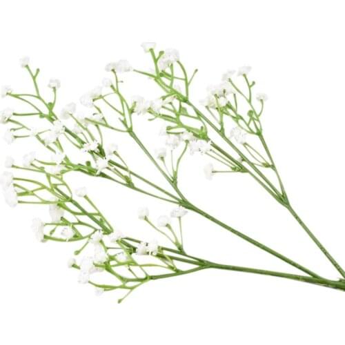 12Pcs 90Heads 52Cm Artificial Flowers Plastic Gypsophila DIY Floral Bouquets Arrangement For Wedding Home Decoration
