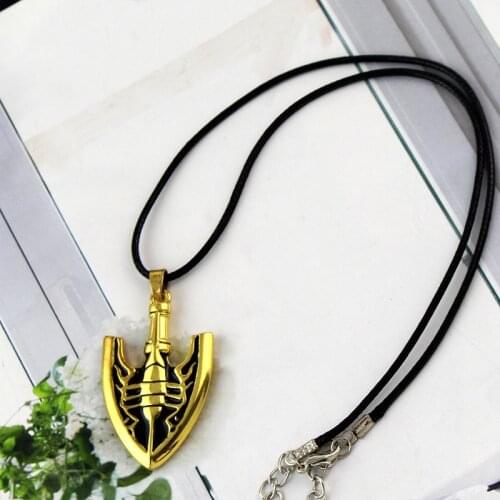 Jojo Bizarre Adventure Necklace Cosplay Anime Accessories Kujo Jotaro Arrow Metal Necklace