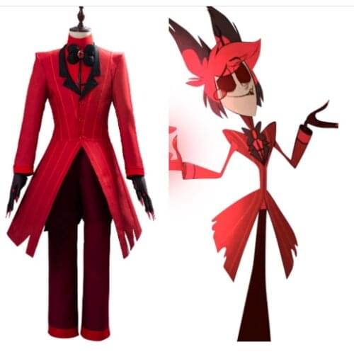 Hazbin Cosplay Hotel ALASTOR Uniform Cosplay Costume Outfit Halloween Carnival Costume For Adult