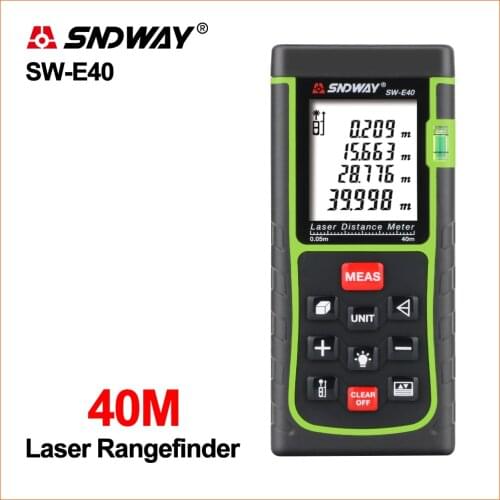 SNDWAY Laser Rangefinder Distance Meter Hunting Rangefinder Range Finder Digital Mini Handheld SW-E Series Laser Distance Meters