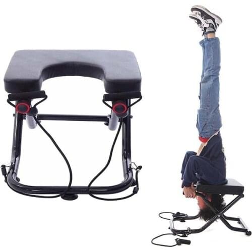 Multifunctional Inverted Chair Fitness Yoga Training Collapsible Inverted Bench Biceps Full Body Muscles Workout Equipment