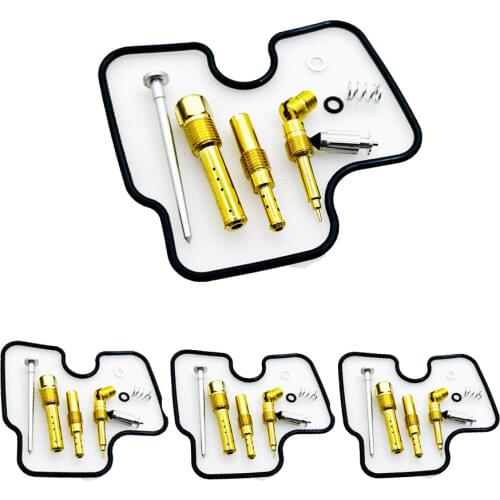 For Honda CBR250 NC22 CB400SF V-TEC CBR400 NC29 CB400 4 Pack Motorcycle Carburetor Repair Kit Jet Engine Accessories