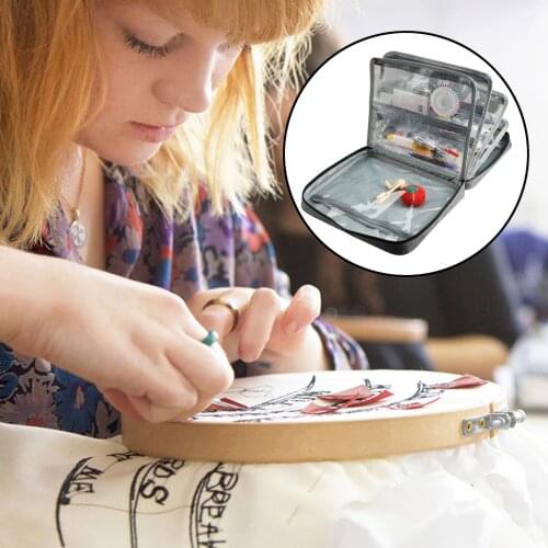 Sewing Supplies Organizer Sewing Accessories Storage Bag for Needles, Thread