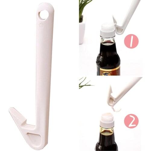Plastic Ring Pulling Jar Can Opener With Hanging Hole Non-slip Grip Kitchen Bar Lid Opener Helper Tool Kitchen Gadgets