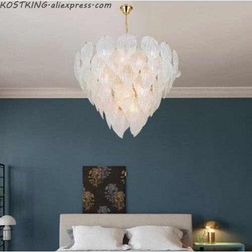 Nordic led living room chandelier lighting luxury hotel crystal chandelier decoration modern dining room bedroom hanging lamp