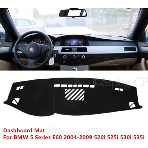 For BMW 5 Series E60 2004-2009 520i 525i 530i 535i Car Dashboard Cover Mat Sun Shade Pad Instrument Panel Carpets Accessories