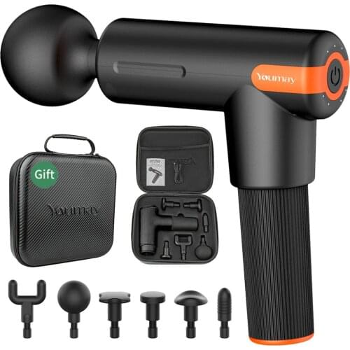 Youmay Mini Massage Gun Deep Tissue Percussion Fascia Gun Muscle Pain Relief Body Neck Shoulder Massagr Exercising Relaxation