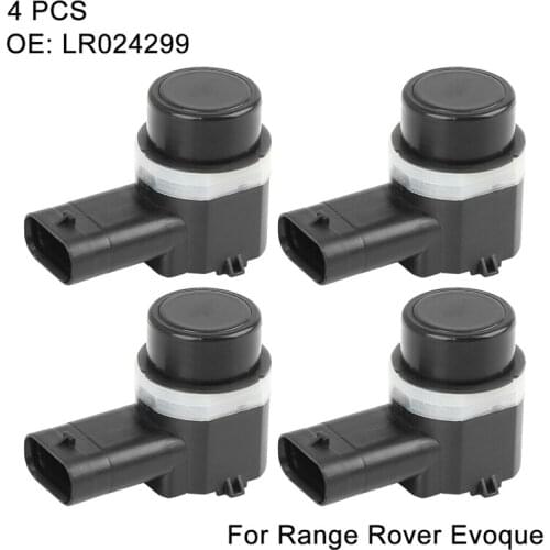 4Pcs LR024299 Car PDC Reverse Backup Parking Sensor Assist Detector for Land Rover Range Rover Evoque Sport 2012