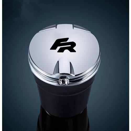 Car ashtray LED night light lamp For Seat Ibiza 6L 6J Leon 1M 1P 5F Arona Ateca Cupra Cordoba Accessorie Altea mk2 mk3 mk4 1 2 3