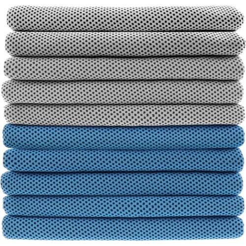 10 Pack Cooling Towel Absorbent Fast Drying Towels for Sports Workout Fitness Gym Yoga Golf Pilates Travel Camping