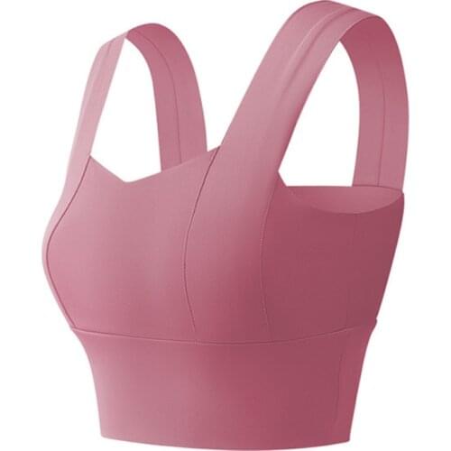 Women Yoga Sport Bra Breathable Fitness Running Training Vest Shockproof Underwear Crop Tops Underwear Gym Top Bras