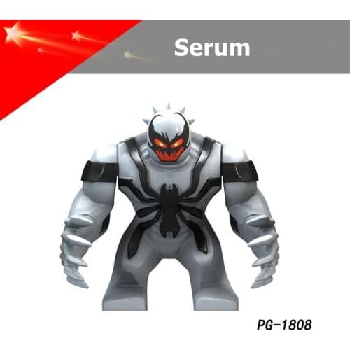 Marvel Avengers The Lizard Juggernaut Rhino serum Scorpion Son of Hulk skaar Toys Building Block Action Assembling Ornaments