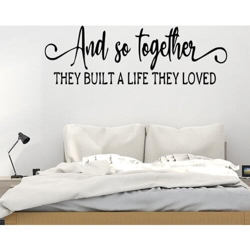 Creative Built Love Wall Stickers Modern Fashion Wall Sticker For Kids Room Living Room Home Decor Decal Creative Stickers