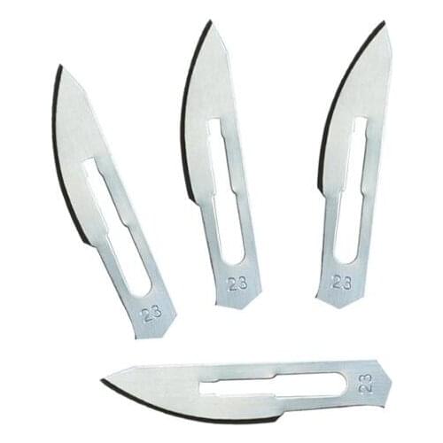 10pcs/pack #23 Surgical Blades Hard Carbon Steel Sculpting Blades Replacement Professional Carving Knife