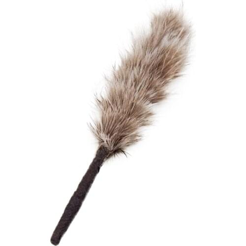 Odoria 1:12 Miniature Vintage Feather Duster Housework Tool Living Room Bedroom Home Dollhouse Accessories Doll House Decoration