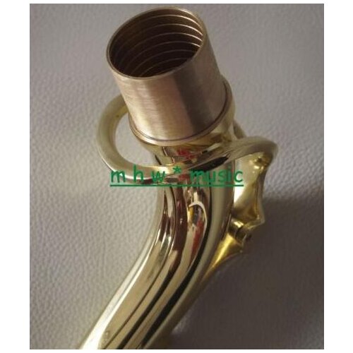 Excellent Alto saxophone neck gold lacquer brass material