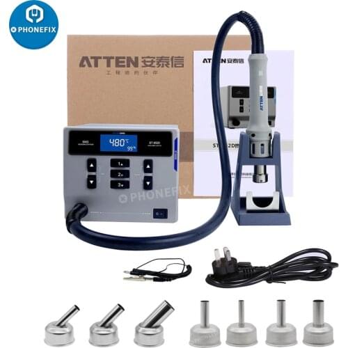 ATTEN ST-862D 1000W Lead-free Hot Air Gun Digital Display BGA Rework Soldering Station PCB Welding Repair Solder Repair Tool