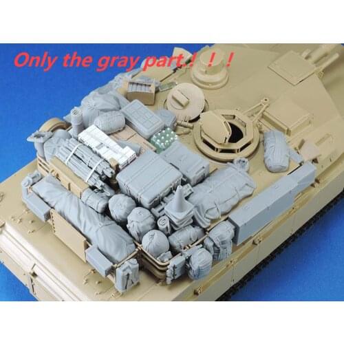 1:35 Ratio Resin Armored Vehicle Parts Supply Package M1a1 M1A2 Storage Tank Style 2