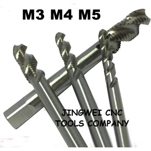 Good quality Hss spiral machine tap M3, M4, M5, hss screw tap with spiral flute hss machine tap free shipping