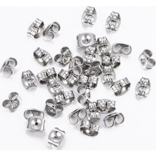 304 Stainless Steel Earplug Earplugs DIY Handmade Studs Earplug Ornament Accessories Wholesale charms for jewelry making