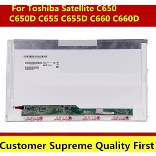 Gread A+ 15.6" HD LED LCD Laptop Display Screen For Toshiba Satellite C650 C650D C655 C655D C660 C660D Ecran LCD 1366*768