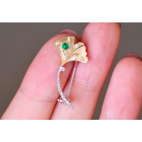 Золотые броши на одежду Aazuo China At AliExpress