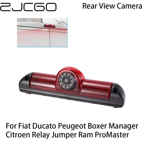 ZJCGO Car Rear View Reverse Back Up Parking Camera for Fiat Ducato Peugeot Boxer Manager Citroen Relay Jumper Ram ProMaster