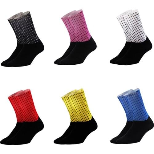 Brand New Design Silicone No-Slip Cycling Socks Men Women Non-slip Road Bicyle Bike Sock Outdoor Sport Basketball Running Socks
