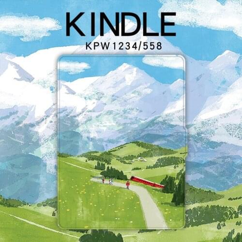 Cartoon Printing E-book Case for Kindle Paper White 4 3 2 1 10th Generation 2018 Cover for New Kindle 658 558 2019