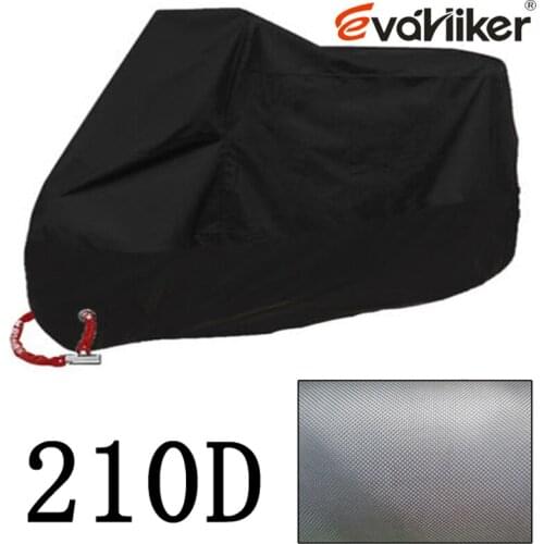 210D High Quality Waterproof Outdoor Motorcycle Moto Cover Electric Bicycle Covers Motor Rain Coat Dust Suitable for All Motors