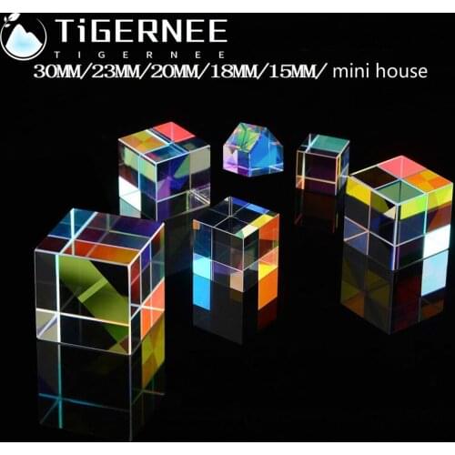 Color Prism 6 Combination Set Flawless Six Bright Crystal Cube Birthday Gift Rainbow Photo
