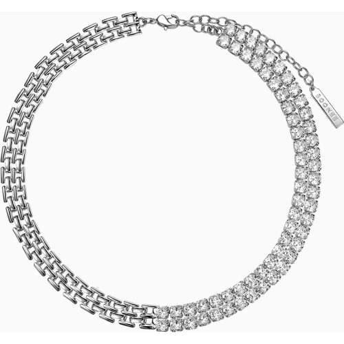 European and American minority design watch chain diamond chain splicing clavicle neck chain personalized Choker Necklace female