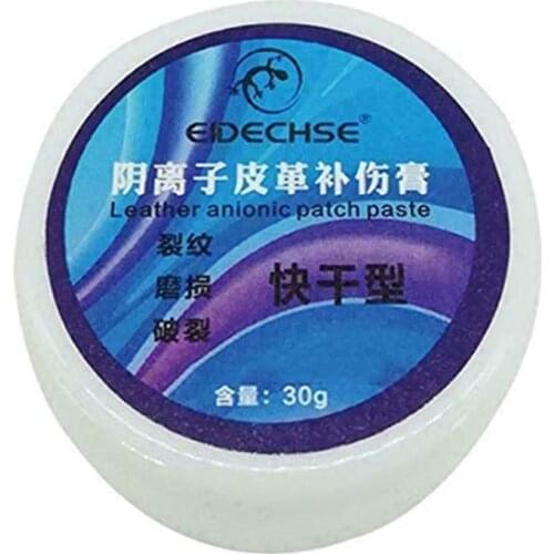EIDECHSE Leather Anionic Patch Paste Vinyl Repair Auto Car Seat Holes Scratch Cracks Restoration Tool Polishing Grinding Cream