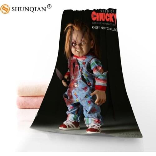 Hot Custom Childs Play Towel Printed Cotton Face/Bath Towels Microfiber Fabric For Kids Men Women Shower Towels A7.24-1