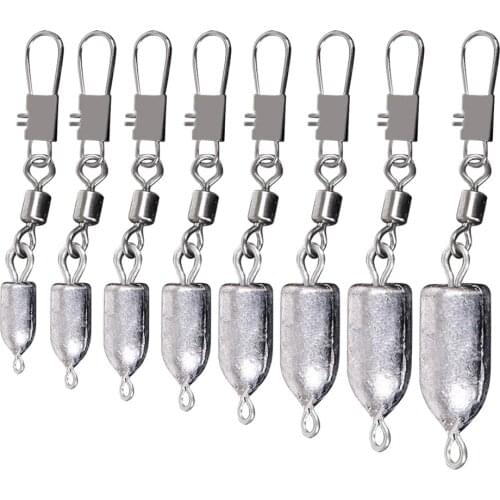 Water Fishing Sinker Bullet Weights Anti Dust Sea Down Sinker Fishing Tackle Accessories Pesca Sinker Lures for 10g/15g/20g/25g