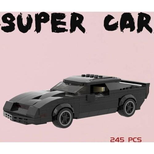 MOC Building Block Maker Movie Anime Classic Super Car Assembly Model Childrens Toy Creative DIY Build Bricks Birthday Gift MO