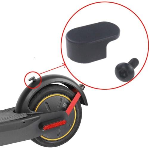 Rear Fender Bracket Folding Fook Wheel Mudguard Hook with Screws for Ninebot G30 Max Electric Scooters Repair Parts Replacement