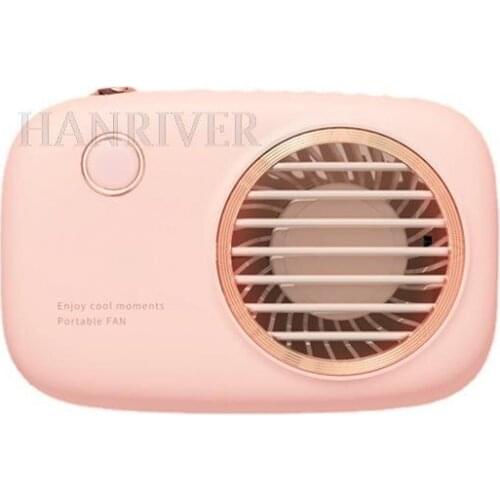 Mini Neck Fan Portable Bladeless Fan USB Rechargeable Leafless Hanging Fans Air Cooler Cooling Wearable Neckband Fans