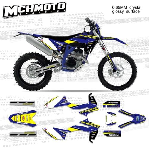 MCHMFG Decal for Sherco SE SEF SER 125 250 300 450 2017 2018 2019 2020 Motorcycle Fairing Sticker Kit