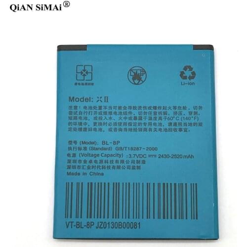 New High Quality BL-8P 2520mAh battery For Umi X2 VOTO X2 V5 For DNS S5002 phone BL8P