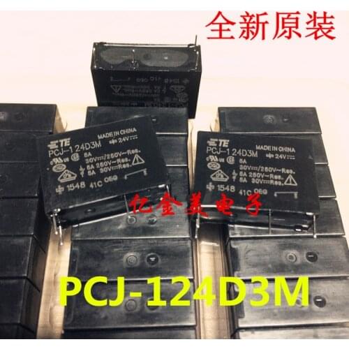 New original power relay PCJ-124D3M 5A a group of normally open 4-pin 24V